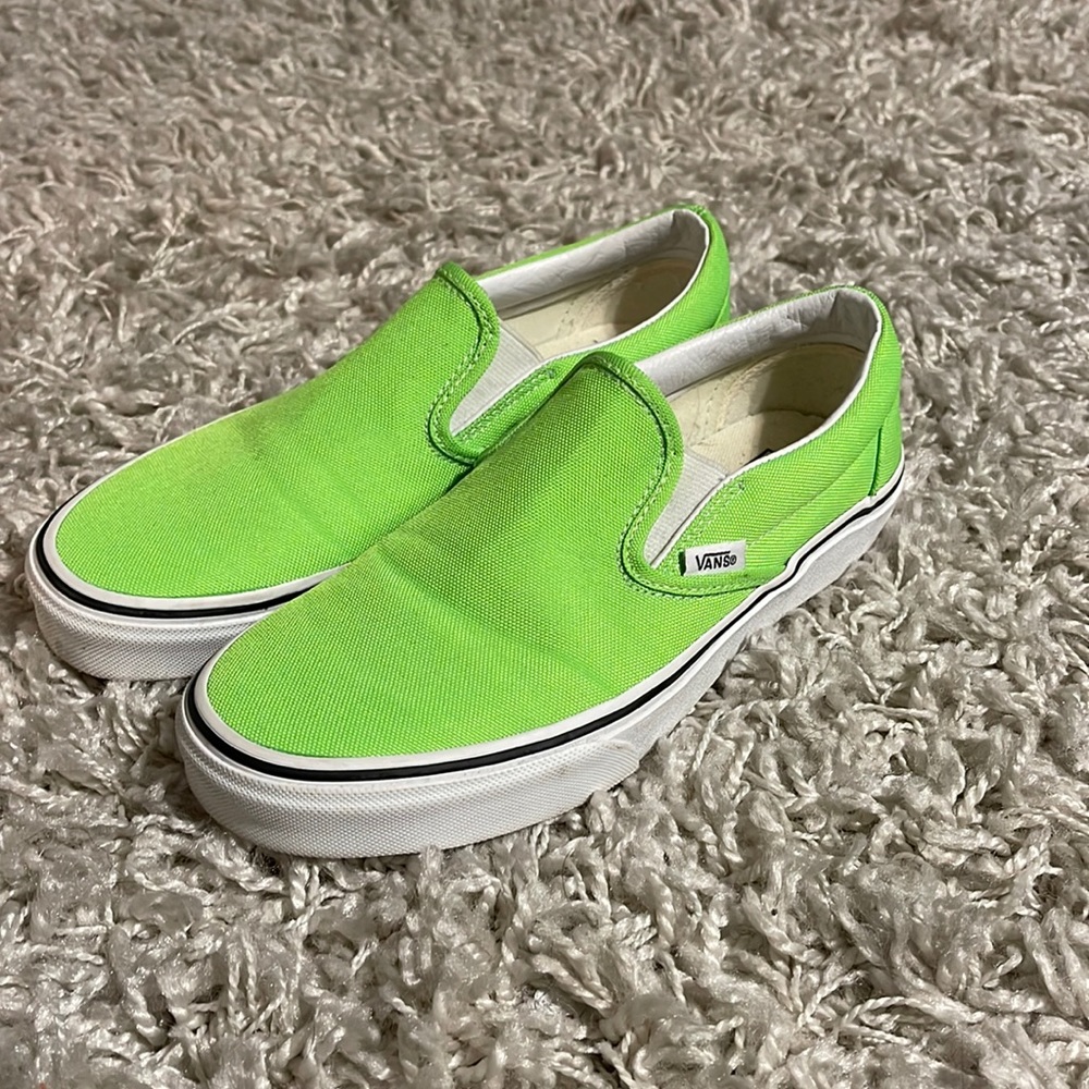 Brand new Neon green Vans